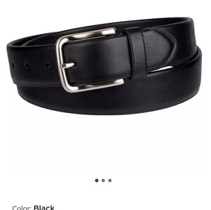 Men's Black Leather Belt